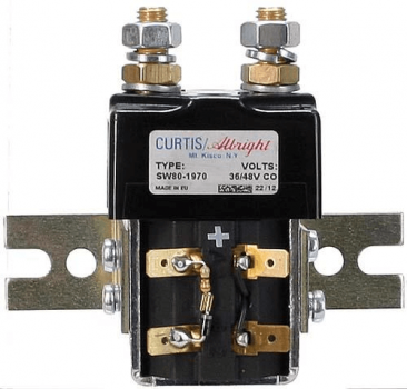Curtis 36/48V Relais inkl. Halterung / Widerstand/ Dioden