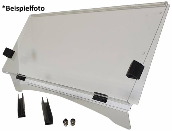 Yamaha G29/Drive Clear Impact-Resistant Folding Windshield (Years 2007-2016)