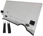 EZGO RXV 3/16in Thick Acrylic Folding Clear Windshield (Years 2008-Up)